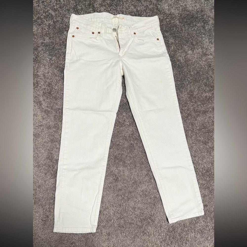 Levi’s women’s boyfriend jeans white 27